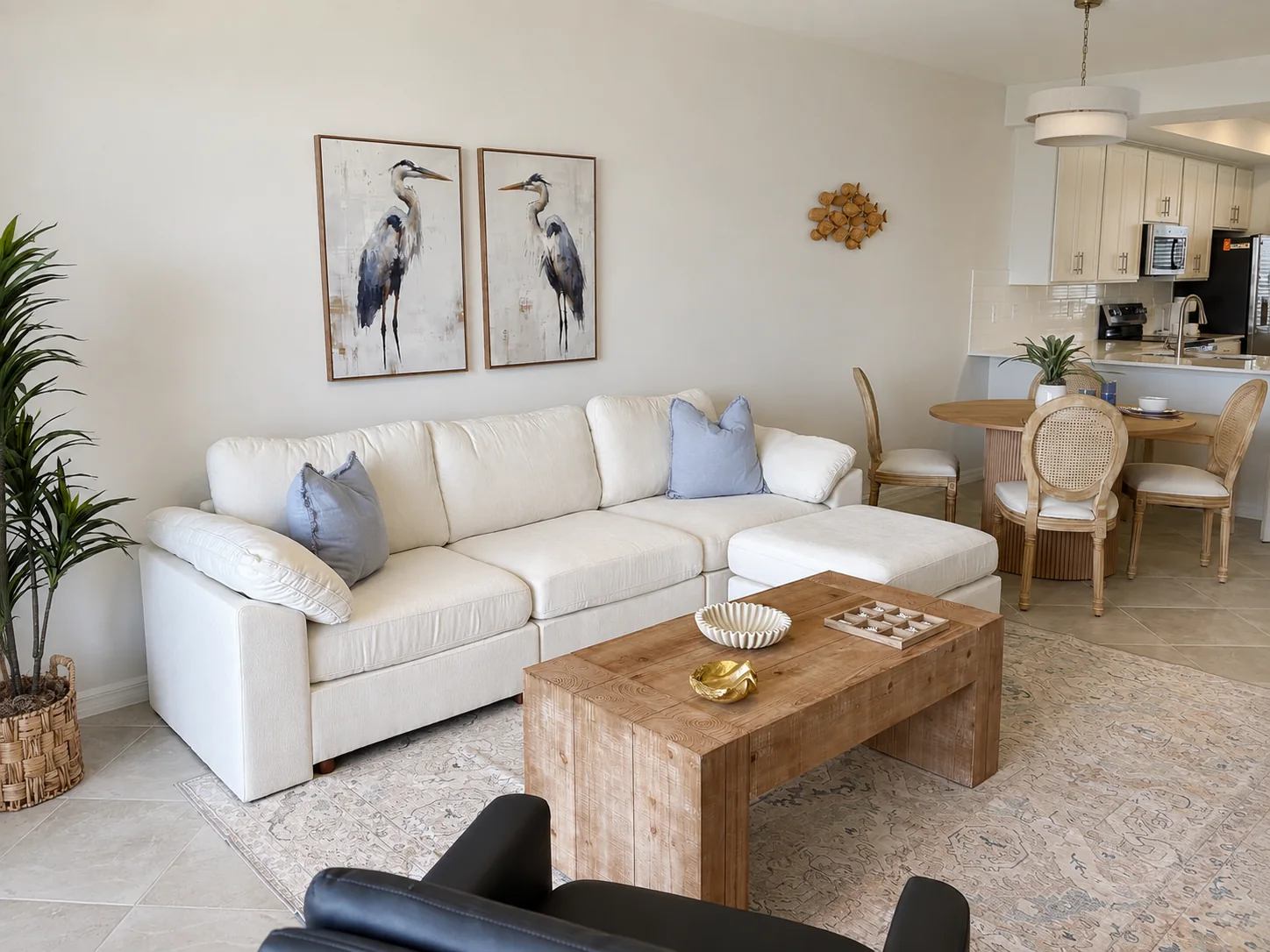 Living room at the Ave Maria Residence