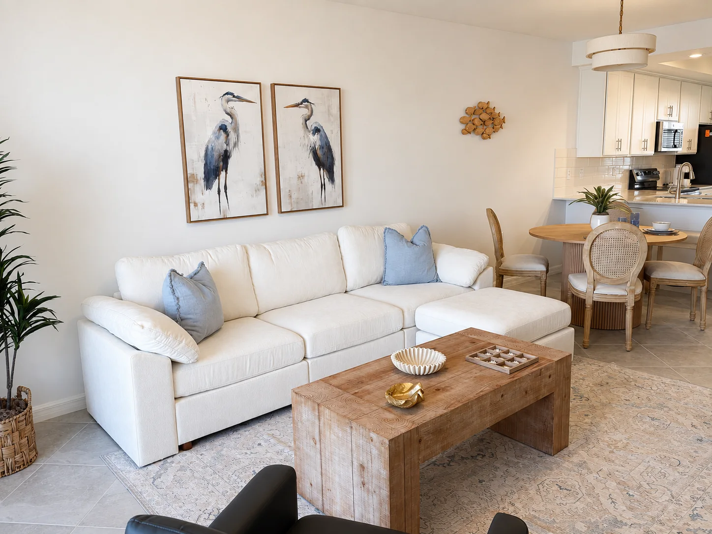 Living room at the Ave Maria Residence