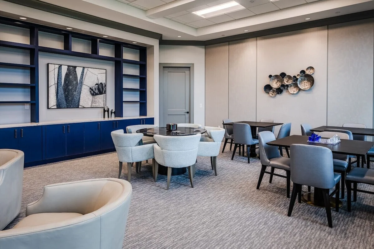 Clubhouse lounge at The National in Ave Maria