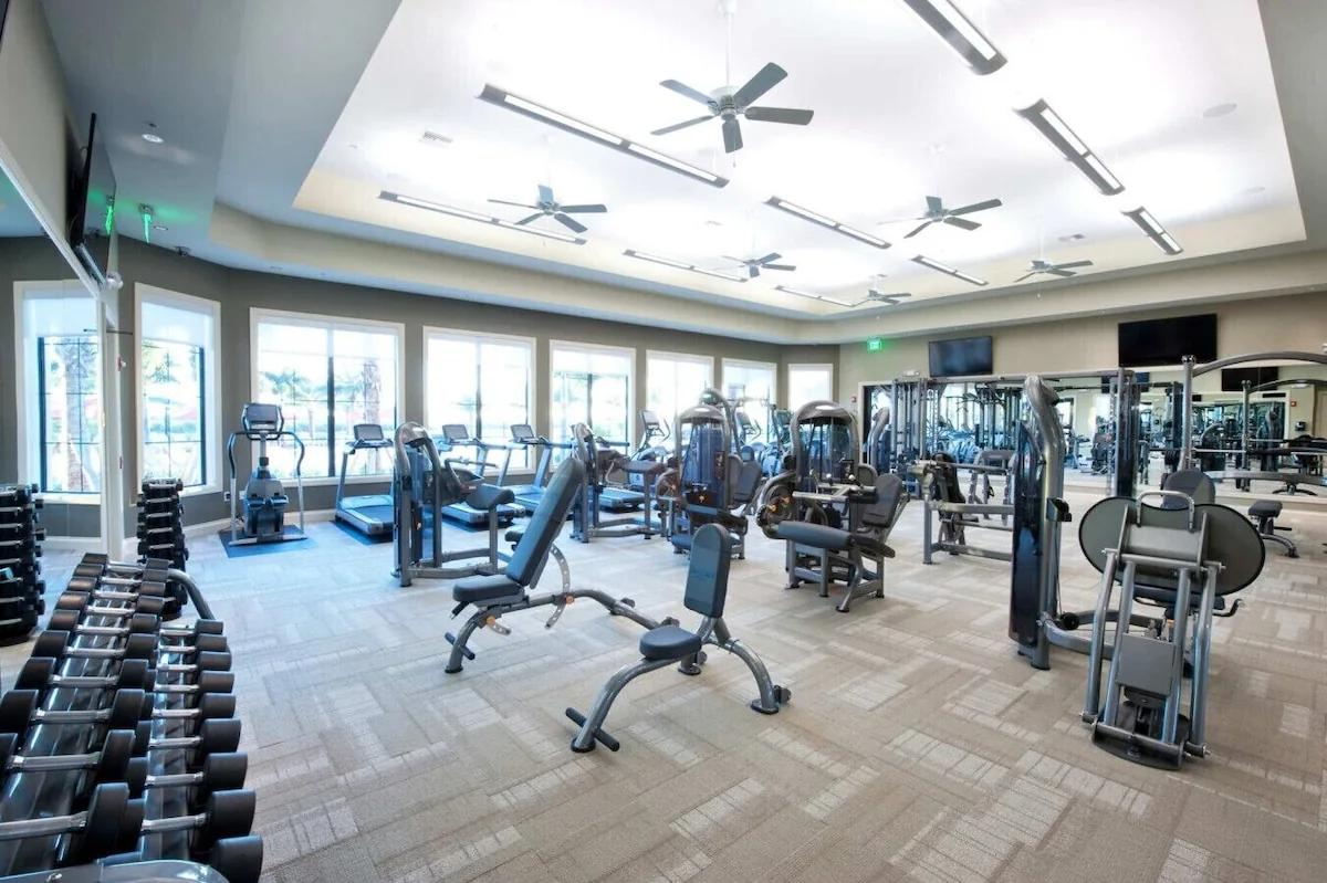 Fitness center at The National
