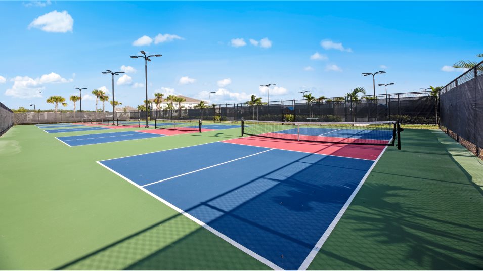 Pickleball courts at The National in Ave Maria